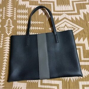 Vince Camuto Black and Gray Tote Bag